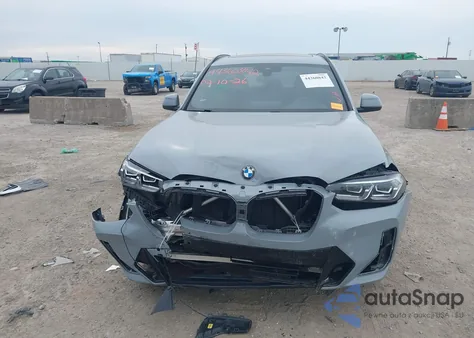 2022 BMW X3 xDrive30I z USA, uszkodzony, nr VIN 5UX53DP07N9L19293